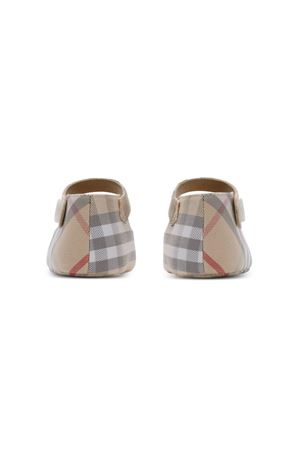 beige cotton shoes BURBERRY KIDS | 8090482A2205